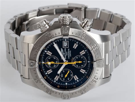 breitling avenger yellow code|breitling a13380r4.